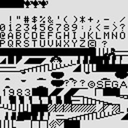 Graphics stored in the ROM of Sindbad Mystery