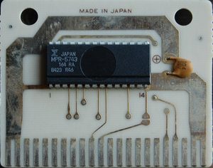 The circuit board inside Orguss, as sold by John Sands