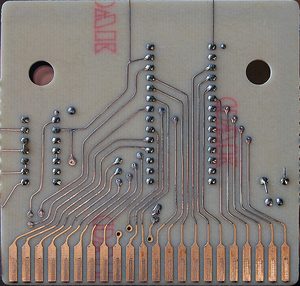 The circuit board inside Orguss, as sold by Sega