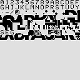 Graphics stored in the ROM of Pacar
