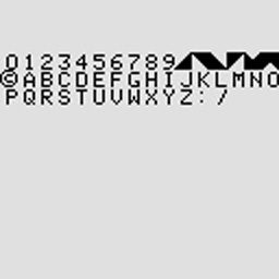 Graphics stored in the ROM of Exerion — click to see it full size Graphics stored in the ROM of Exerion