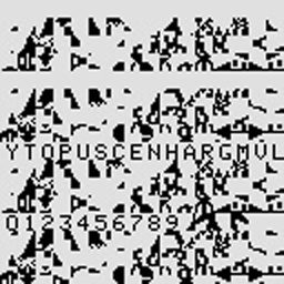 Graphics stored in the ROM of Exerion — click to see it full size Graphics stored in the ROM of Exerion