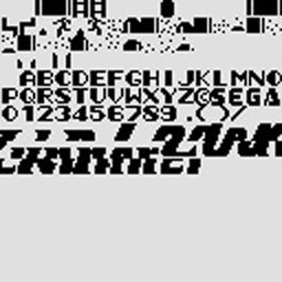 Graphics stored in the ROM of Lode Runner — click to see it full size Graphics stored in the ROM of Lode Runner