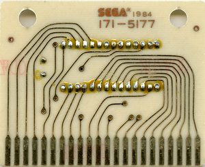 The circuit board inside Lode Runner — click to see it full size The circuit board inside Lode Runner