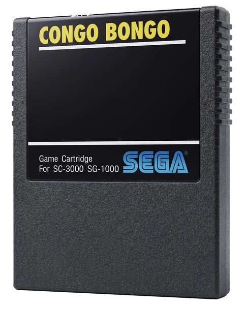 The Congo Bongo cartridge — the board is inside it
