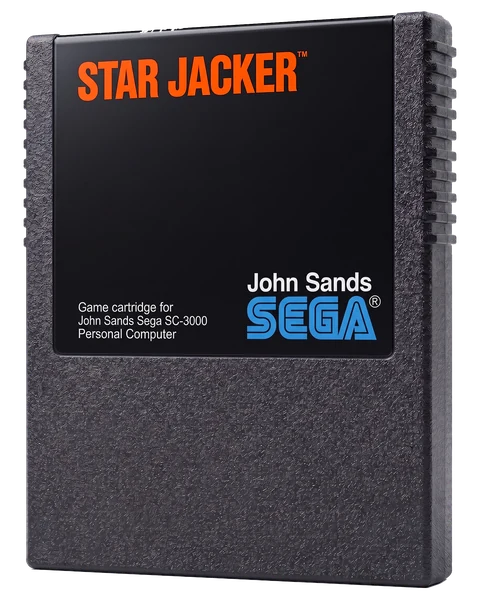 The Star Jacker cartridge — the board is inside it