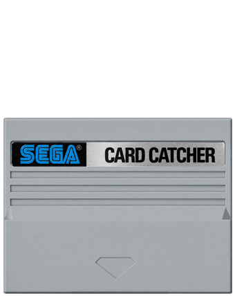 Card Catcher (Sega · 1985) — cover artwork of the cartridge for the Sega SG-1000 / SC-3000