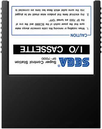 SEGA SF-7000 (Sega) — cover artwork of the cartridge for the Sega SG-1000 / SC-3000, 8K ROM